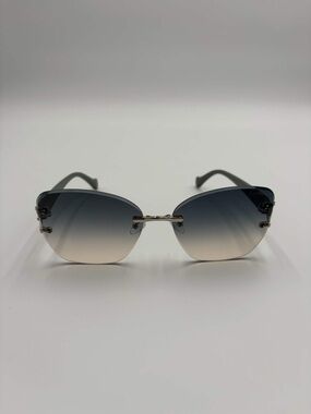 Preowned Cartier Rimless Sunglasses - Grey